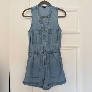 Denim Tencel Romper